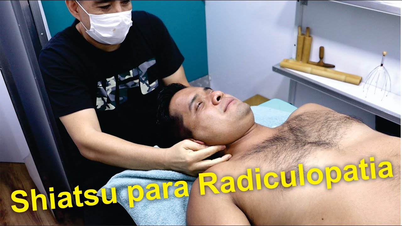 Analisando a dor cervical (radiculopatia) do Luciano com Shiatsu