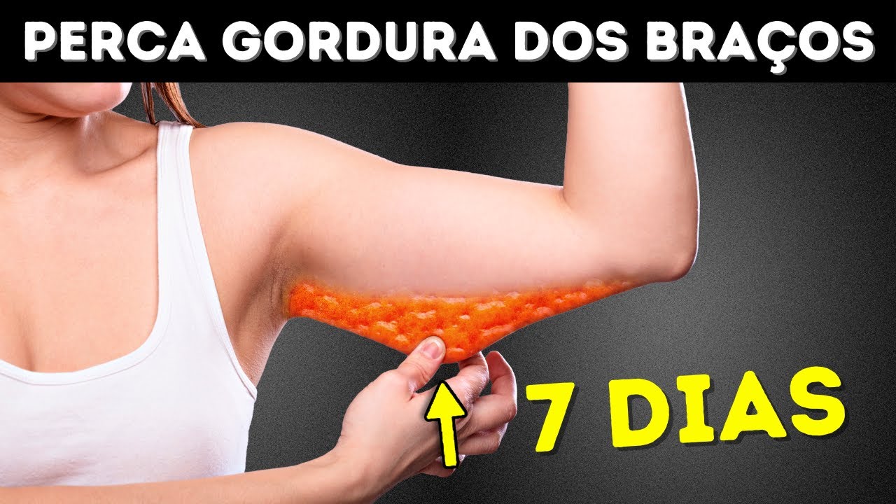 COMO EMAGRECER OS BRAÇOS GORDOS EM CASA | 5 Exercícios Para Perder Gordura dos Braços em 7 Dias